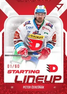 Čerešňák Peter SportZoo ELH 2022-23 Starting Line Up /60 RED č.SL-32