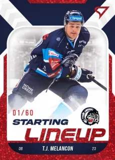 Melancon T.J. SportZoo ELH 2022-23 Starting Line Up /60 RED č.SL-38