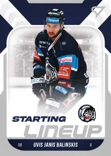 Janis Balinskis Uvis SportZoo ELH 2022-23 Starting Line Up č.SL-39