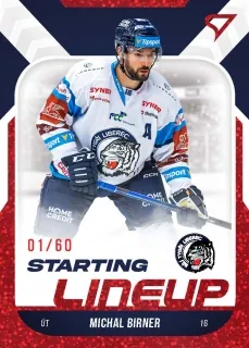 Birner Michal SportZoo ELH 2022-23 Starting Line Up /60 RED č.SL-42