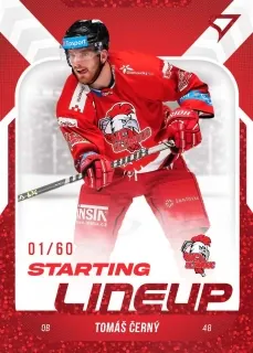 Černý Tomáš SportZoo ELH 2022-23 Starting Line Up /60 RED č.SL-56