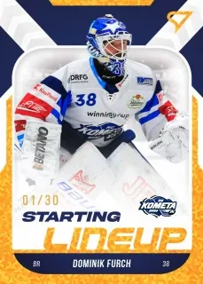 Furch Dominik SportZoo ELH 2022-23 Starting Line Up /30 Gold č.SL-61