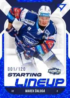 Ďaloga Marek SportZoo ELH 2022-23 Starting Line Up /120 BLUE č.SL-62