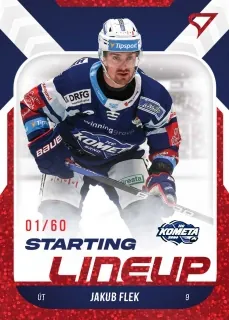 Flek Jakub SportZoo ELH 2022-23 Starting Line Up /60 RED č.SL-66