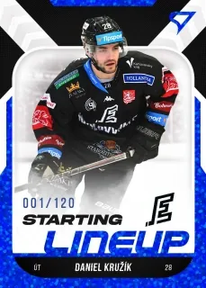 Kružík Daniel SportZoo ELH 2022-23 Starting Line Up /120 BLUE č.SL-70
