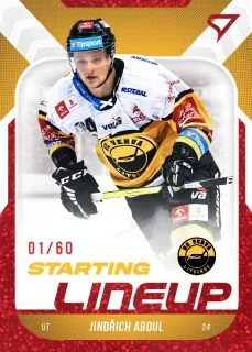 Abdul Jindřich SportZoo ELH 2022-23 Starting Line Up /60 RED č.SL-76