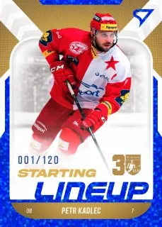 Kadlec Petr SportZoo ELH 2022-23 Starting Line Up /120 BLUE č.SL-86