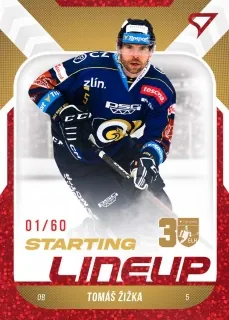 Žižka Tomáš SportZoo ELH 2022-23 Starting Line Up /60 RED č.SL-87