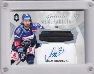 Brodecki Adam SportZoo ELH 2022-23 Spectacle Memorabilia Auto /35 č.SM-AB