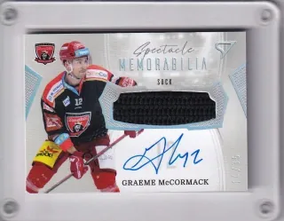 McCormack Graeme SportZoo ELH 2022-23 Spectacle Memorabilia Auto /35 č.SM-GM