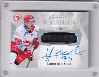 Hudáček Libor SportZoo ELH 2022-23 Spectacle Memorabilia Auto /35 č.SM-LH