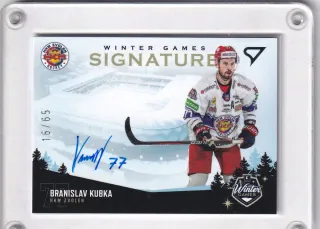 Kubka Branislav SportZoo Winter Game 2023 WG Signature - Level 1 xx/65 č.WS1-BK