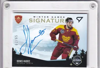 Hudec Denis SportZoo Winter Game 2023 WG Signature - Level 1 xx/65 č.WS1-DH