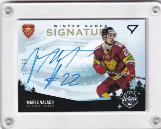 Valach Marek SportZoo Winter Game 2023 WG Signature - Level 1 xx/65 č.WS1-MV