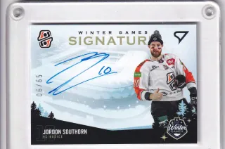 Southorn Jordon SportZoo Winter Game 2023 WG Signature - Level 1 xx/65 č.WS1-SO