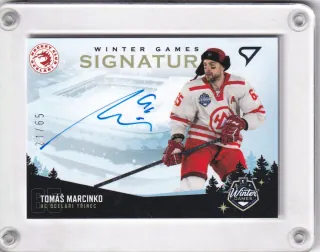 Marcinko Tomáš SportZoo Winter Game 2023 WG Signature - Level 1 xx/65 č.WS1-TM