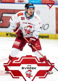 Švrček Jan SportZoo Tipsport 2023-24 I.série Goal Light 1of60 č.135