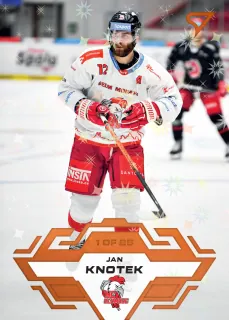 Knotek Jan SportZoo Tipsport 2023-24 I.série Blade Sparks 1of25 č.138