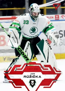 Růžička Jan SportZoo Tipsport 2023-24 I.série Goal Light 1of60 č.164