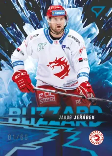 Jeřábek Jakub SportZoo Tipsport 2023-24 I.série Blizzard /60 BLUE č.BL-01