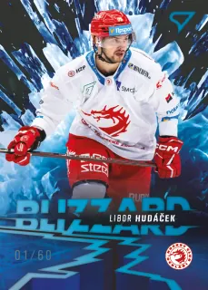 Hudáček Libor SportZoo Tipsport 2023-24 I.série Blizzard /60 BLUE č.BL-02