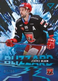 Blain Jérémie SportZoo Tipsport 2023-24 I.série Blizzard /60 BLUE č.BL-04