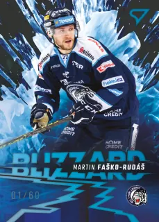 Faško-Rudáš Martin SportZoo Tipsport 2023-24 I.série Blizzard /60 BLUE č.BL-18