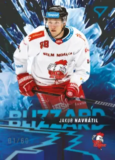 Navrátil Jakub SportZoo Tipsport 2023-24 I.série Blizzard /60 BLUE č.BL-24