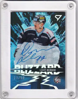 Derner Lukáš SportZoo Tipsport 2023-24 I.série Blizzard AUTO /50 č.BLS-LD