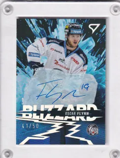 Flynn Oscar SportZoo Tipsport 2023-24 I.série Blizzard AUTO /50 č.BLS-OF