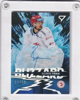 Pánik Richard SportZoo Tipsport 2023-24 I.série Blizzard AUTO /50 č.BLS-RP
