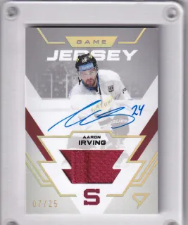 Irving Aaron SportZoo Tipsport 2023-24 I.série Game Jersey AUTO /25 č.GJS-AI