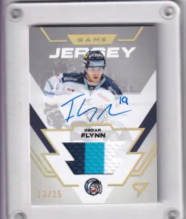 Flynn Oscar SportZoo Tipsport 2023-24 I.série Game Jersey AUTO /25 č.GJS-OF