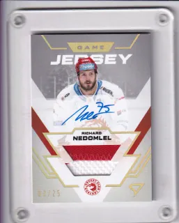 Nedomlel Richard SportZoo Tipsport 2023-24 I.série Game Jersey AUTO /25 č.GJS-RN
