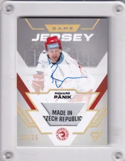 Pánik Richard SportZoo Tipsport 2023-24 I.série Game Jersey AUTO /25 č.GJS-RP
