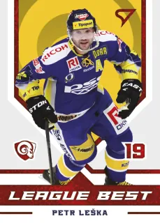 Leška Petr SportZoo Tipsport 2023-24 I.série League Best /49 RED č.LB-22