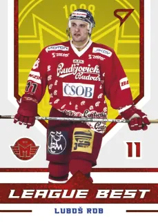 Rob Luboš SportZoo Tipsport 2023-24 I.série League Best /49 RED č.LB-23