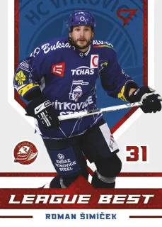 Šimíček Roman SportZoo Tipsport 2023-24 I.série League Best /49 RED č.LB-24