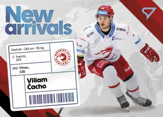 Čacho Viliam SportZoo Tipsport 2023-24 I.série New Arrival č.NA-01