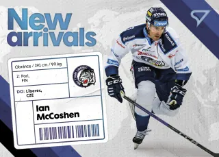 McCoshen Ian SportZoo Tipsport 2023-24 I.série New Arrival č.NA-08