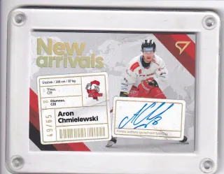 Chmielewski Aron SportZoo Tipsport 2023-24 I.série New Arrival Auto /65 č.NAS-AC
