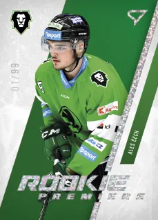 Čech Aleš SportZoo Tipsport 2023-24 I.série Rookie Premiere Showtiem /99 č.RP-06