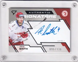 Smith Adam SportZoo Tipsport 2023-24 I.série Authentic Signature - Level 1  xxx/130 č.SL1-AS