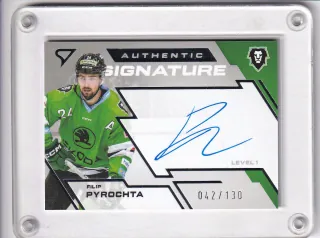 Pyrochta Filip SportZoo Tipsport 2023-24 I.série Authentic Signature - Level 1  xxx/130 č.SL1-FP