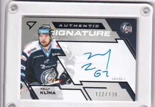 Klíma Kelly SportZoo Tipsport 2023-24 I.série Authentic Signature - Level 1  xxx/130 č.SL1-KK