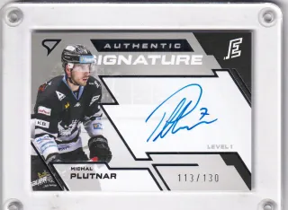 Plutnar Michal SportZoo Tipsport 2023-24 I.série Authentic Signature - Level 1  xxx/130 č.SL1-MP