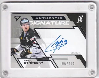Stříteský Matěj SportZoo Tipsport 2023-24 I.série Authentic Signature - Level 1  xxx/130 č.SL1-MS