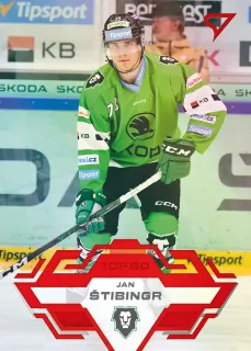 Štibingr Jan SportZoo Tipsport 2023-24 II.série Goal Light 1of60 č.332