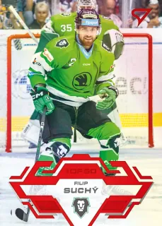 Suchý Filip SportZoo Tipsport 2023-24 II.série Goal Light 1of60 č.337