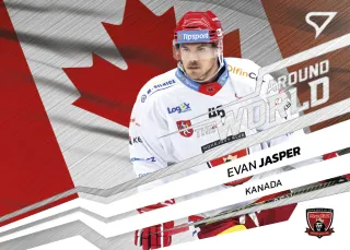 Jasper Evan SportZoo Tipsport 2023-24 II.série Around the World č.AW-06
